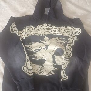Men's Black Graphic Hoodie